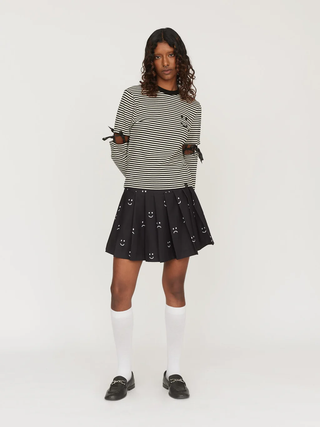 model:Aaliyah wears 8 and is 5’9”