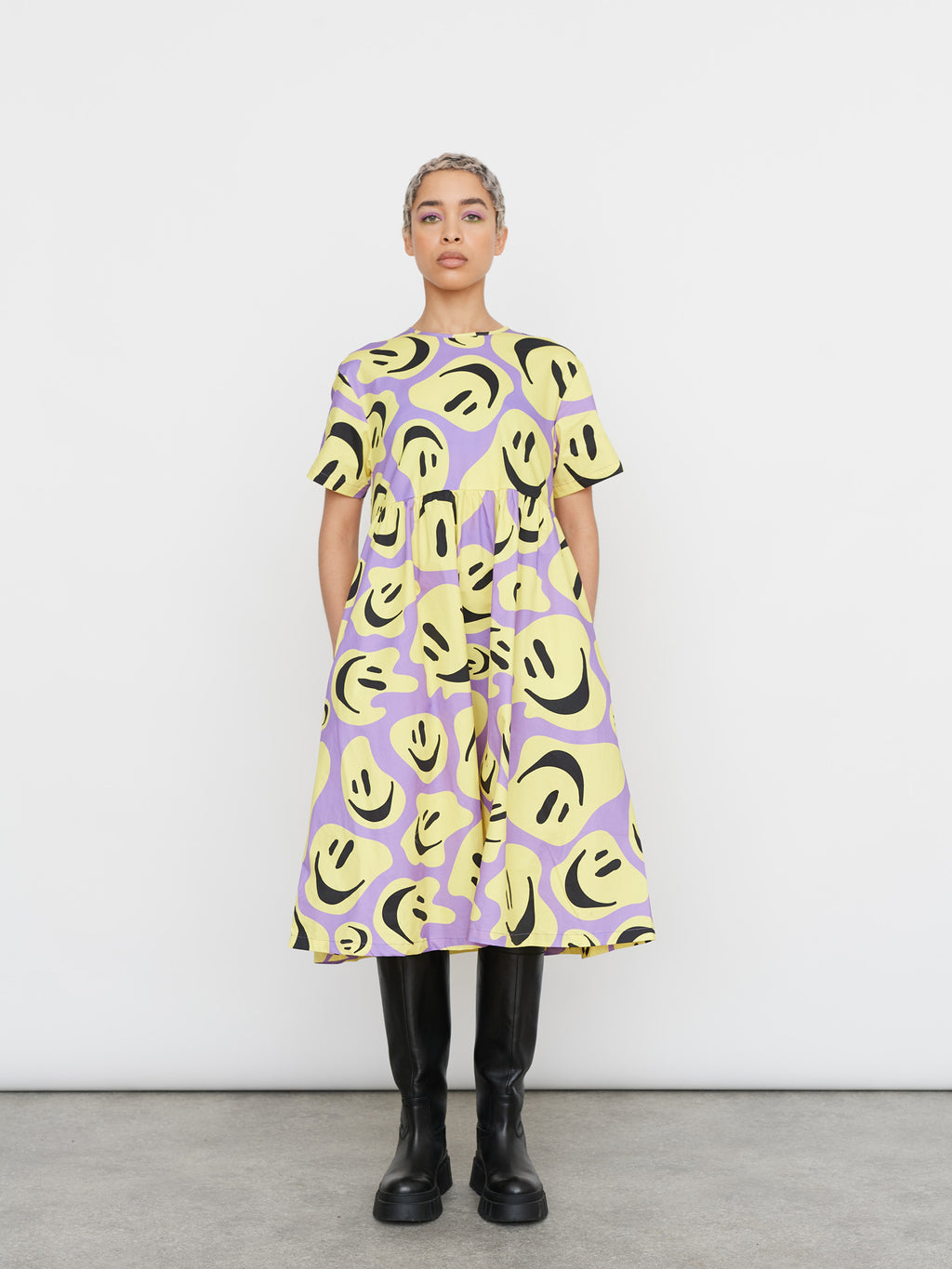 All The Smiles Smock Dress
