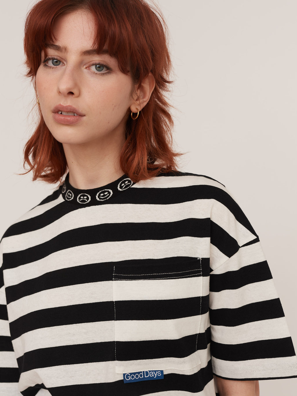 Good Days Bad Days Striped T-Shirt