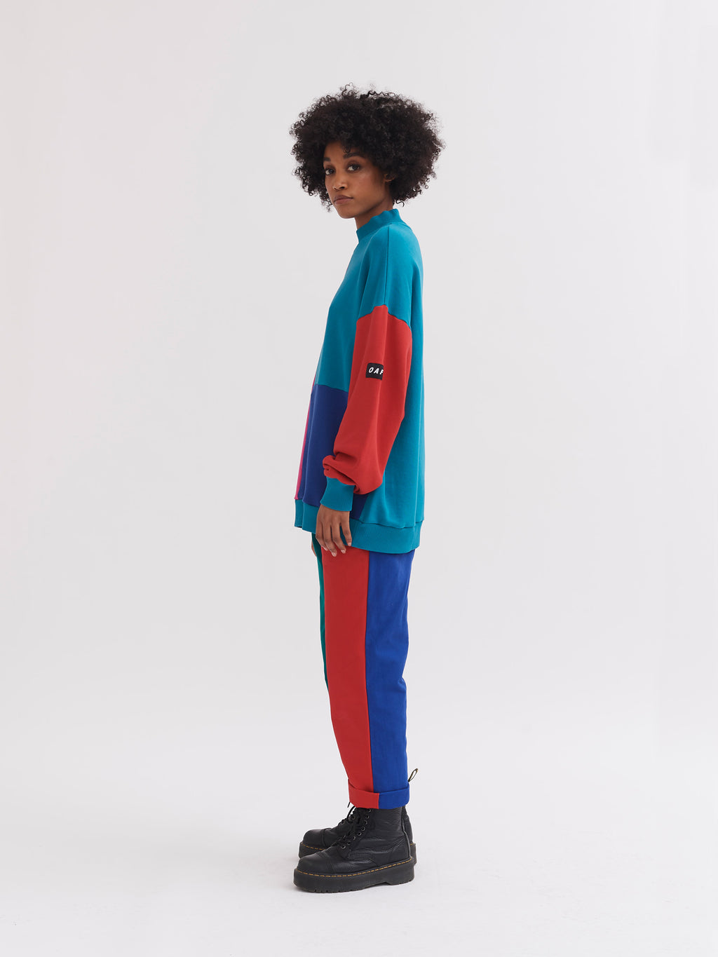 Lazy Oaf Cut & Colour Sweatshirt