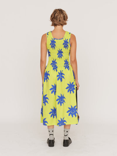 Sunny Shirred Dress