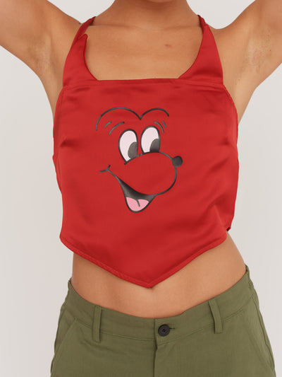 Devil Strappy Crop Top