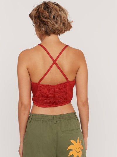 Devil Strappy Crop Top