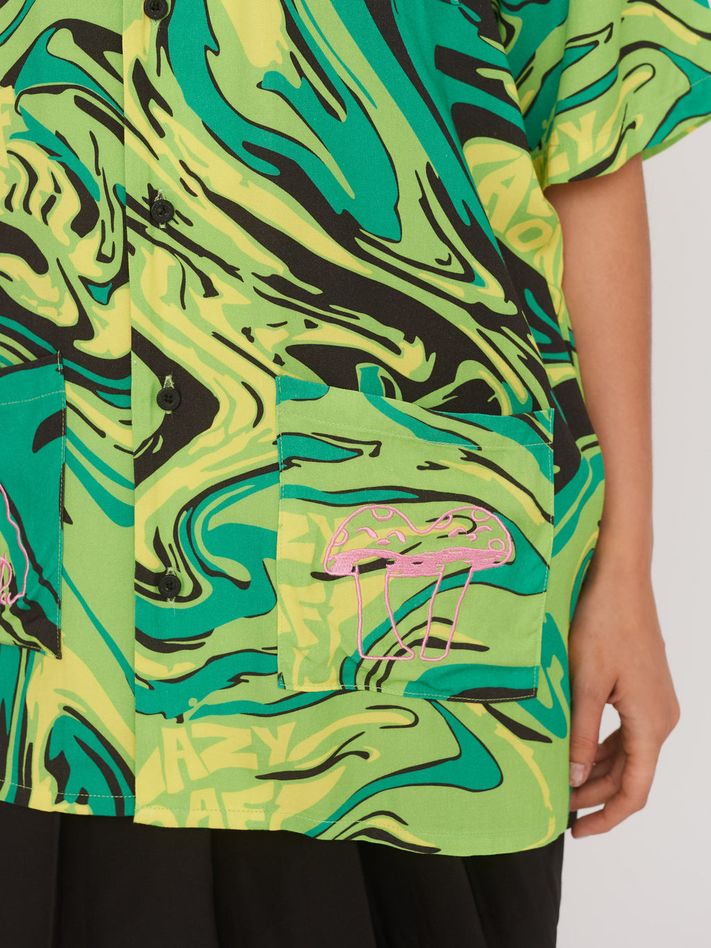 Paint Swirl Bowling Shirt