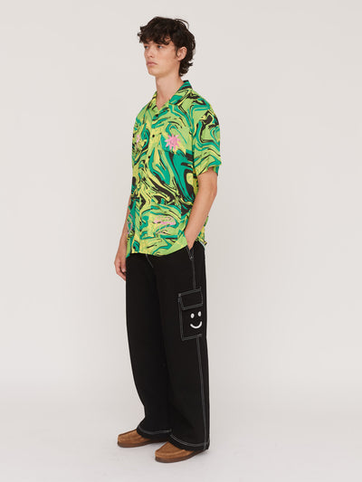 Paint Swirl Bowling Shirt