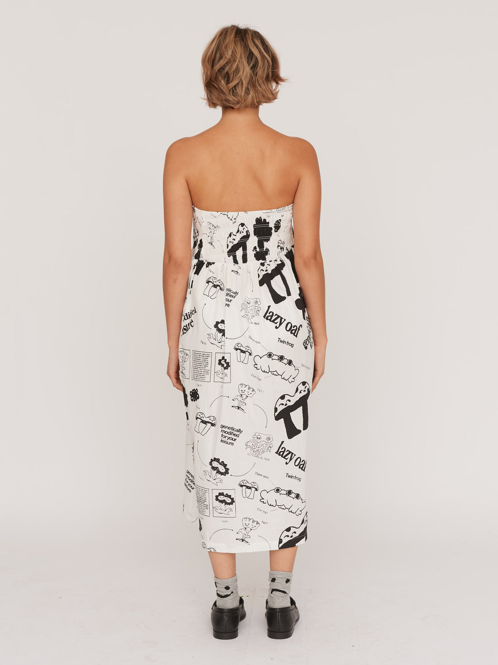 Scientific Print Maxi Skirt