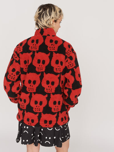 Devil Zip Through Fleece