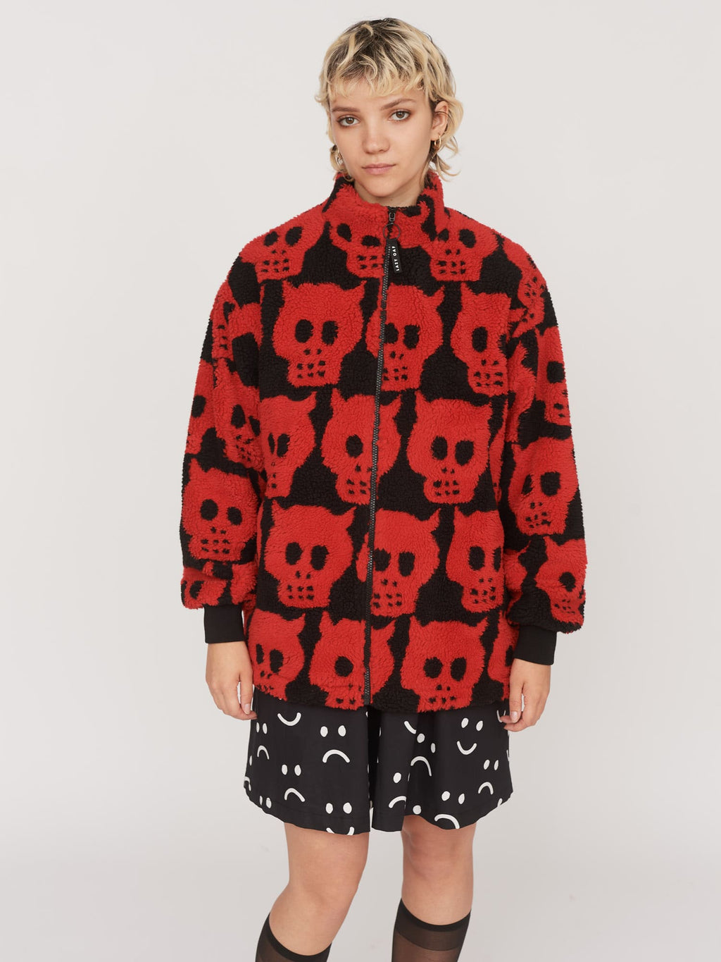 Devil Zip Through Fleece