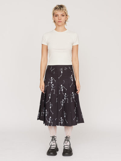 Skelly Pleated Skirt