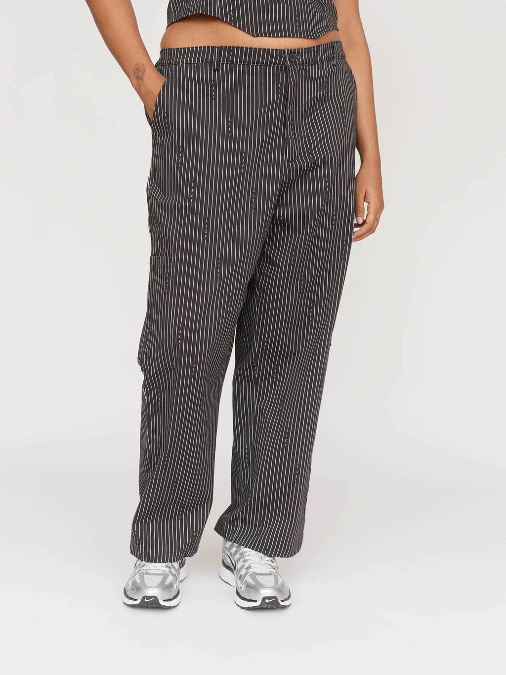 Lazy Pinstripe Trousers