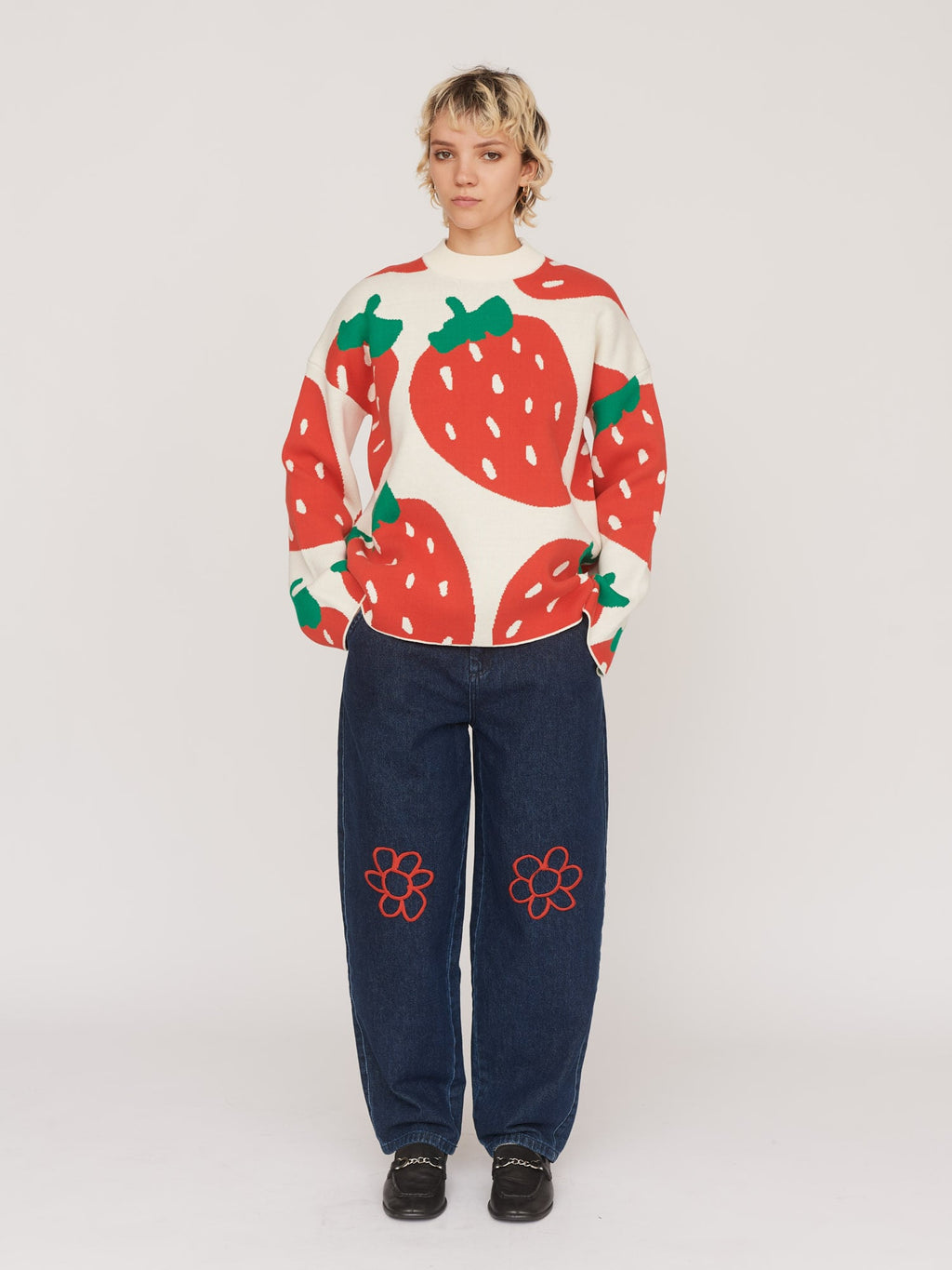 Strawberry Knit Jumper