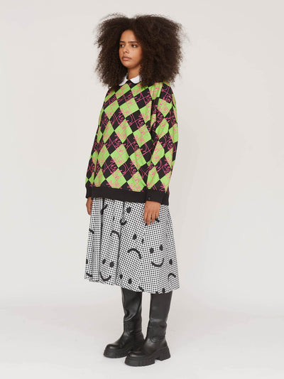 Frog Argyle Sweatshirt