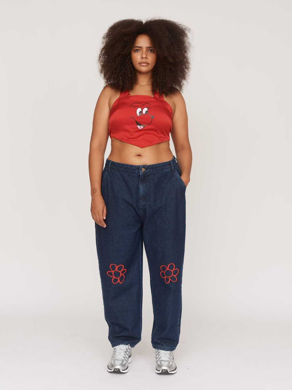 Devil Strappy Crop Top