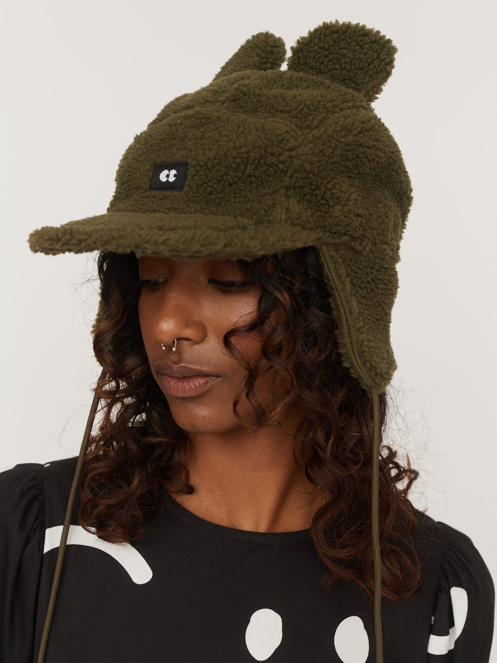 Bear Ears Fleece Cap