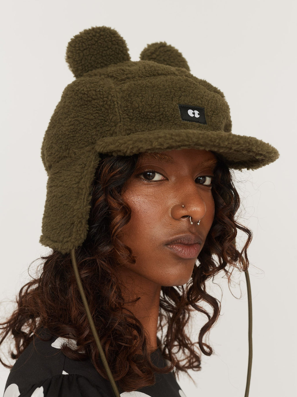 Bear Ears Fleece Cap