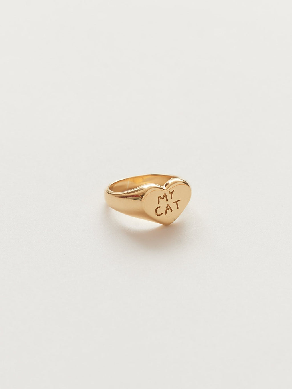 LO x Good Daze My Cat Ring Gold