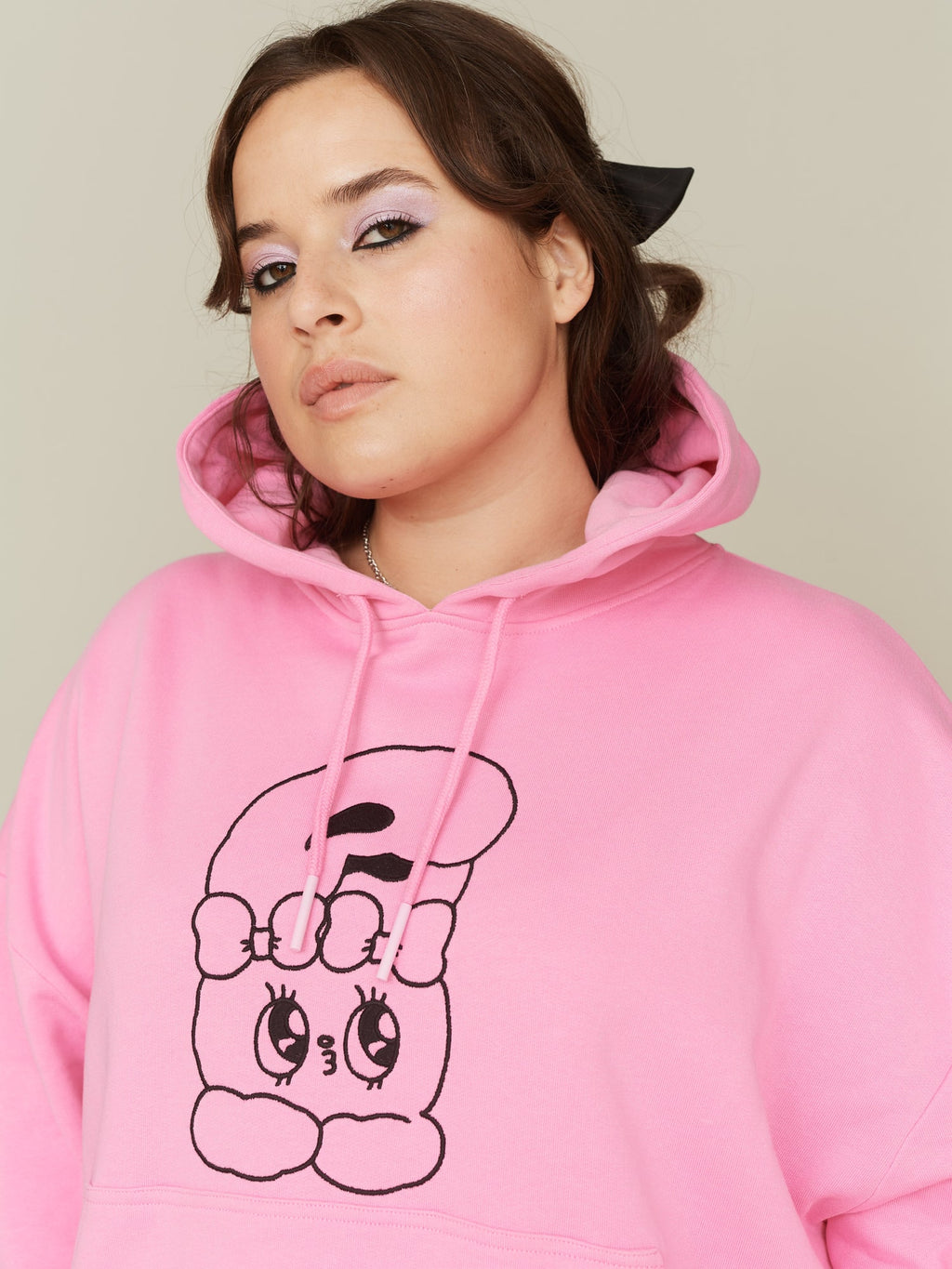 Lazy Oaf x Esther Bunny Boxy Hoodie