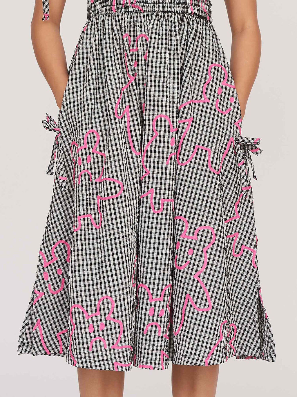 Grin and Bear It Gingham Dress