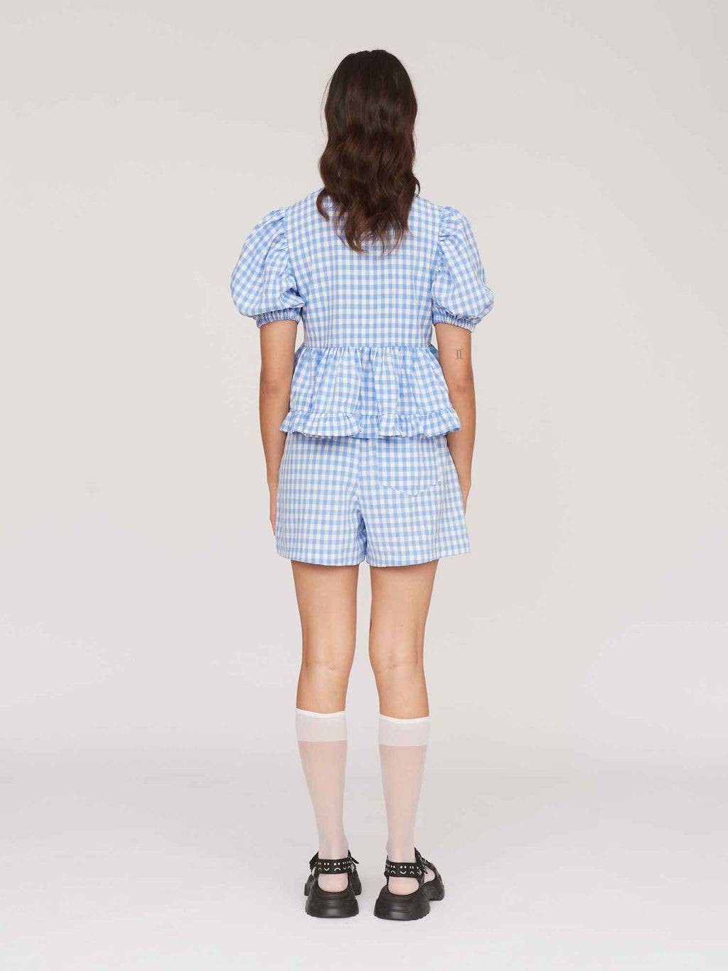 Grin and Bear It Gingham Top