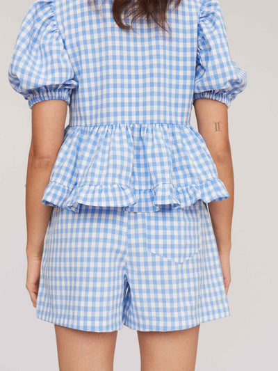 Grin and Bear It Gingham Shorts