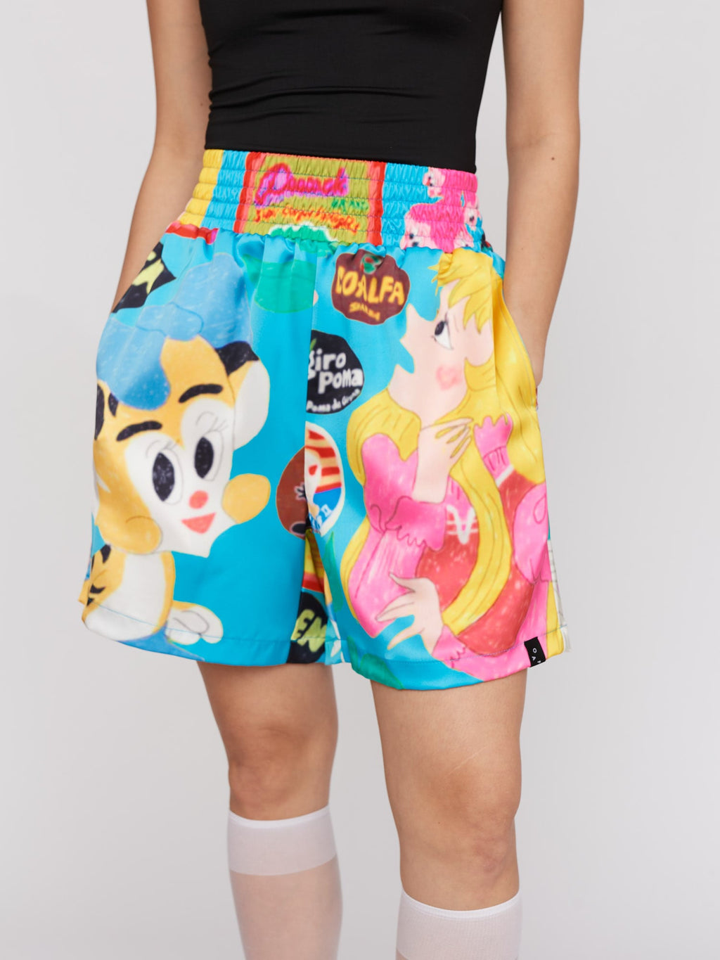 LO x Arabella Simpson Shirred Shorts