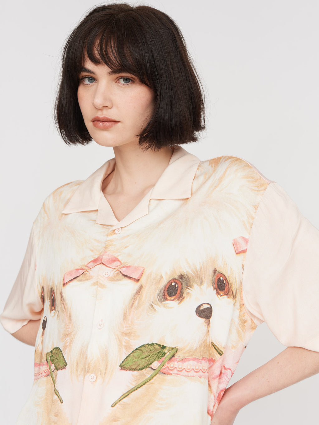 Fancy Pants Poodle Bowling Shirt