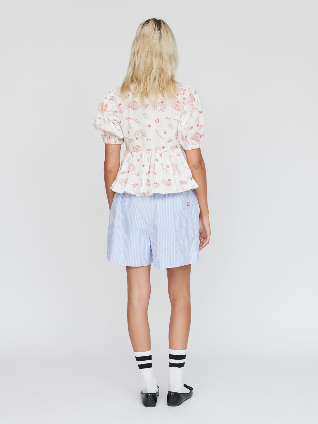 LO - My Melody Tie Front Top