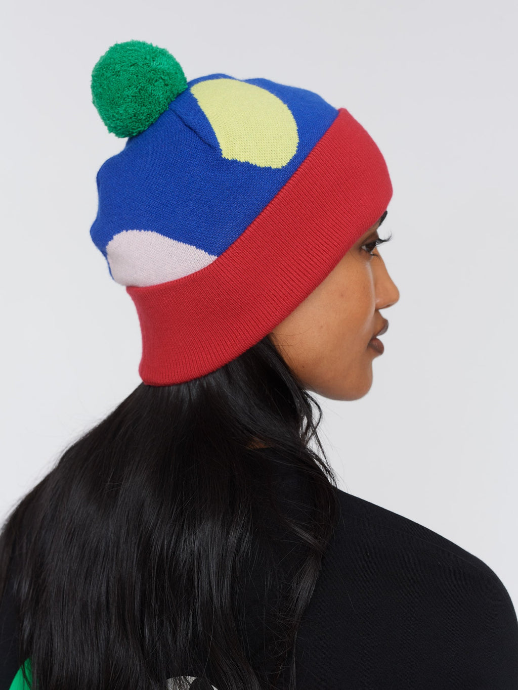 Art Block Knitted Beanie