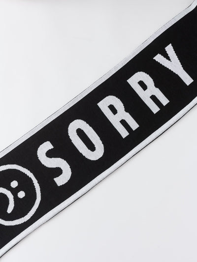 Sorry Im Late Football Scarf