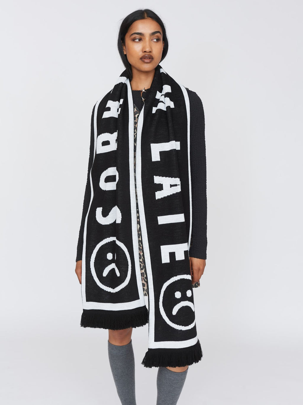 Sorry Im Late Football Scarf