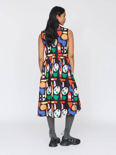 Art Block Gilet Dress