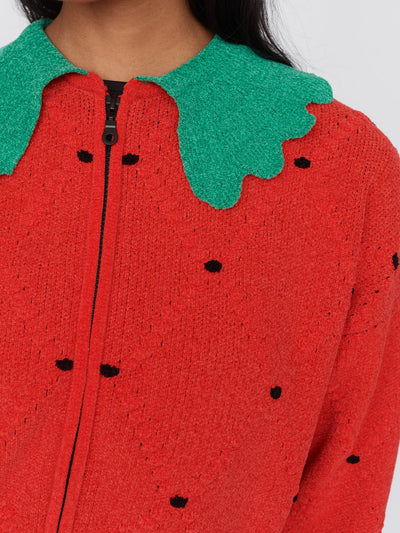 Strawberry Sundae Knitted Jumper - PRE-ORDER shipping from 13/03