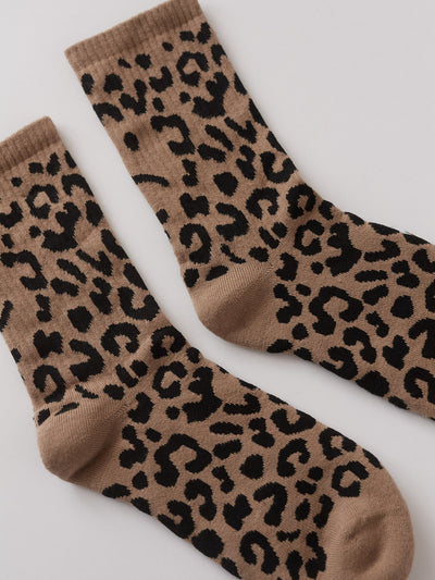 Happy Sad Leopard Socks