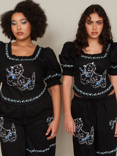 LO x Rhi Dancey Kitten Corset Top