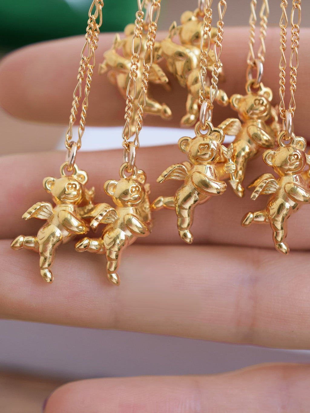 LO x Good Daze Cherub Necklace Gold