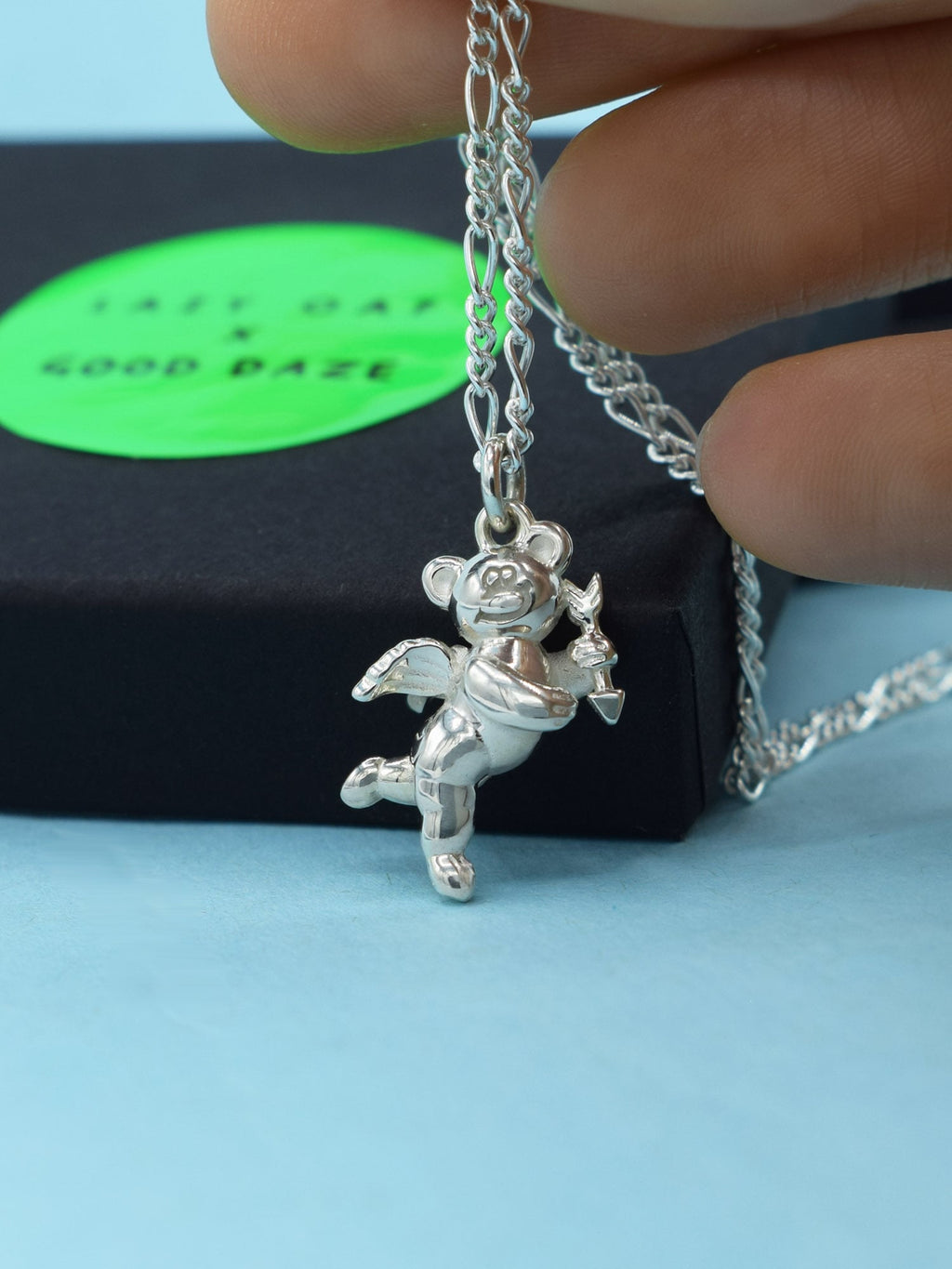 LO x Good Daze Cherub Necklace Silver