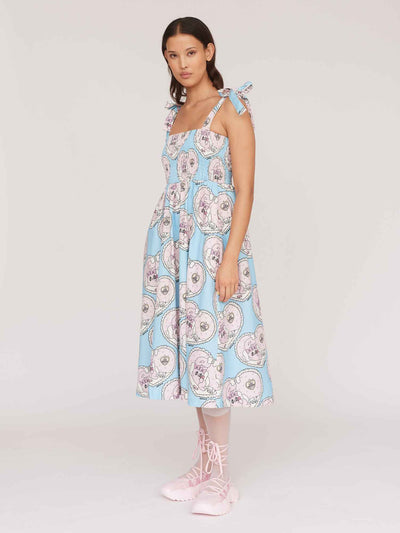 Esther x Lazy Oaf Tie Shoulder Dress