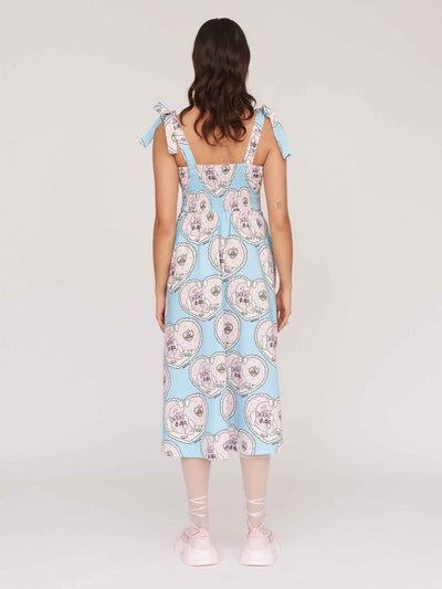 Esther x Lazy Oaf Tie Shoulder Dress