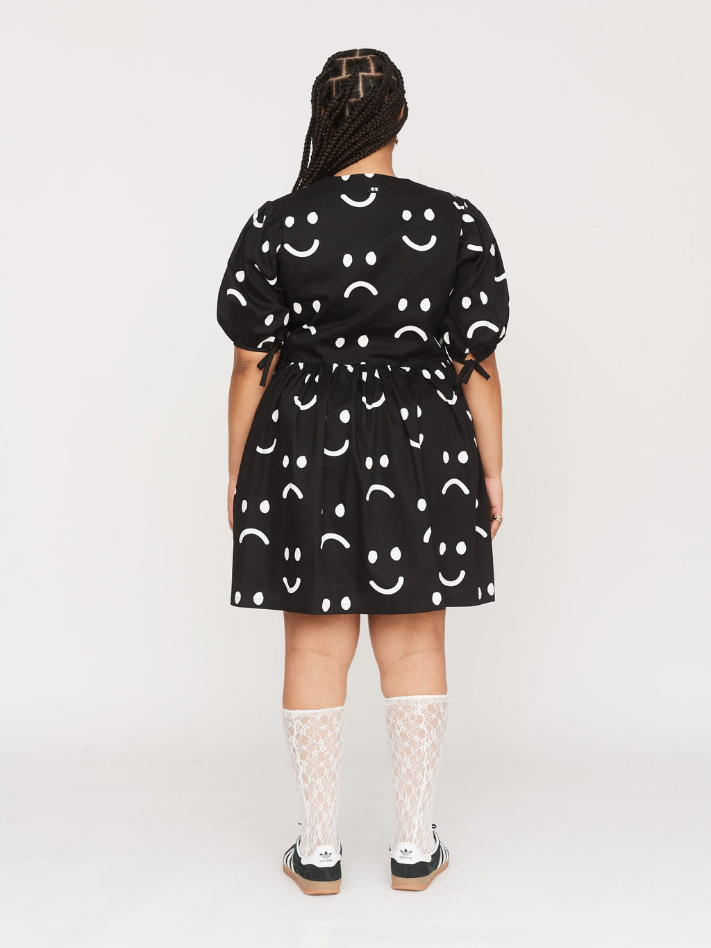 Happy Sad Wrap Mini Dress