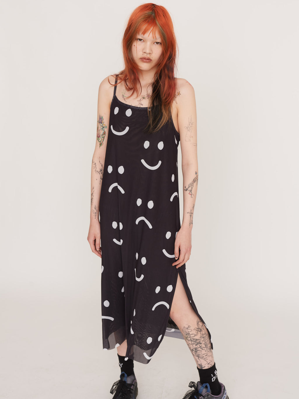 Happy Sad Mesh Dress