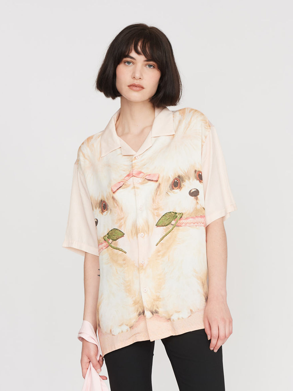 Fancy Pants Poodle Bowling Shirt