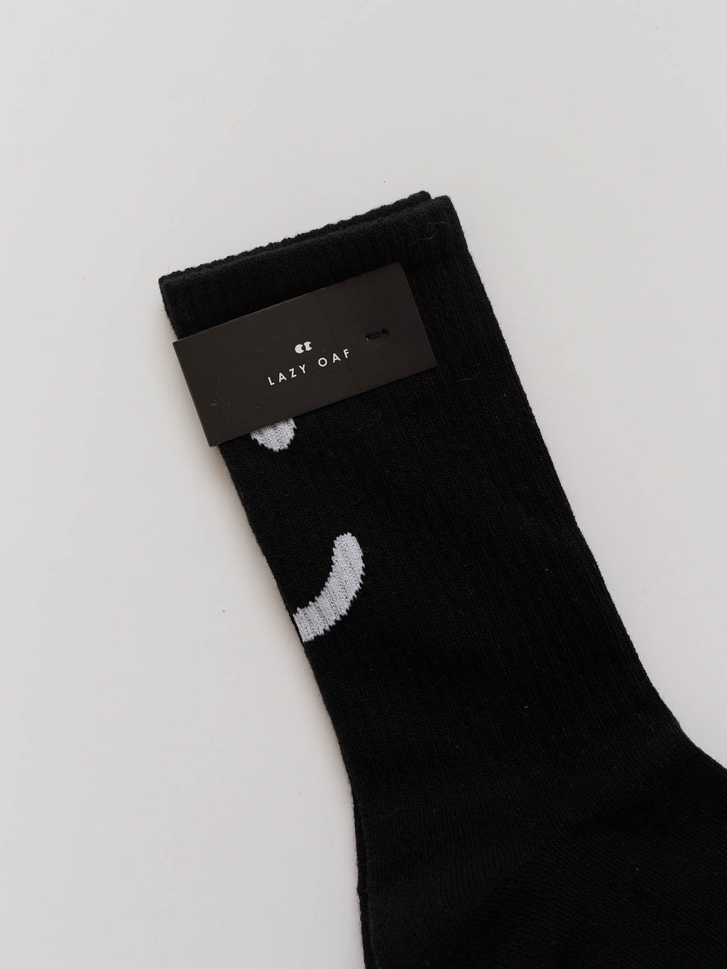 Happy Sad Black Socks