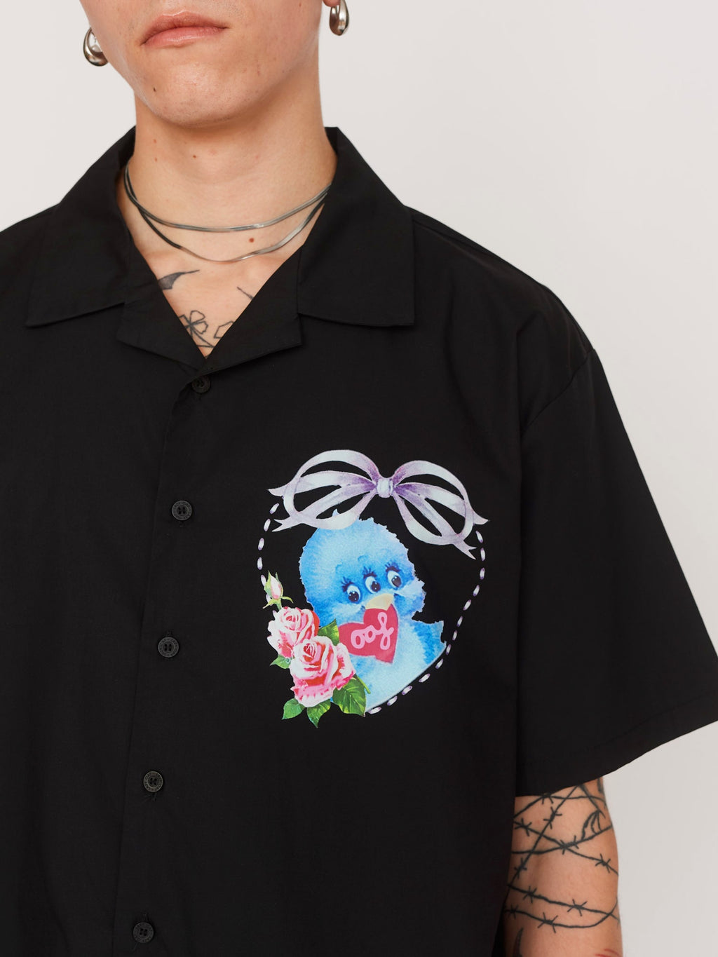 Three Eyed Pup Bowling Shirt