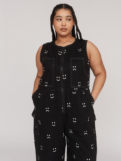 Happy Sad Gilet Jumpsuit