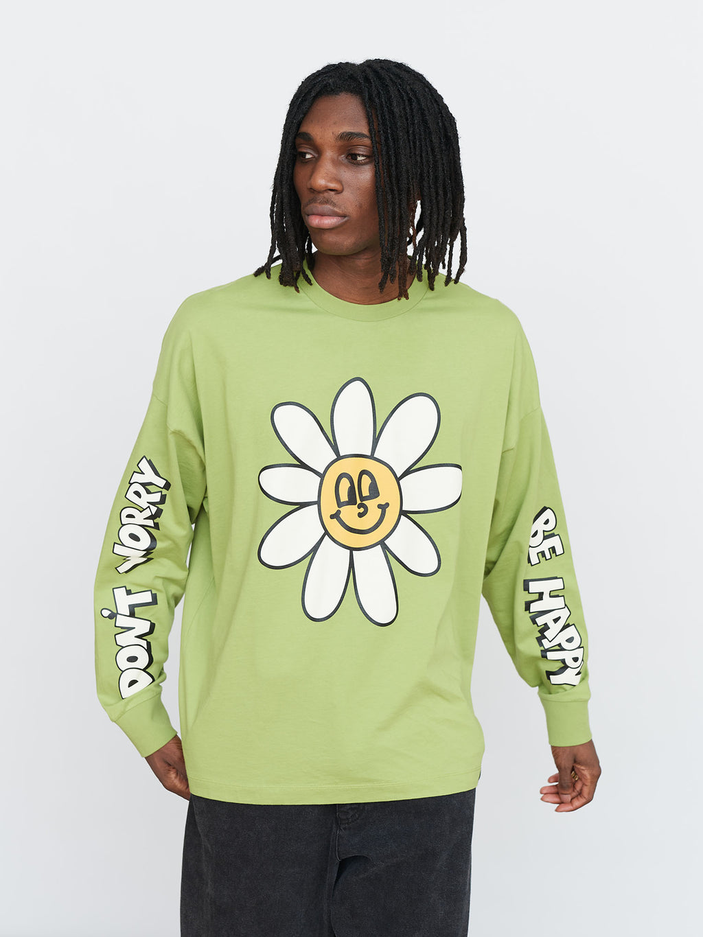 Lazy Oaf Happy Flower Long Sleeve T-Shirt