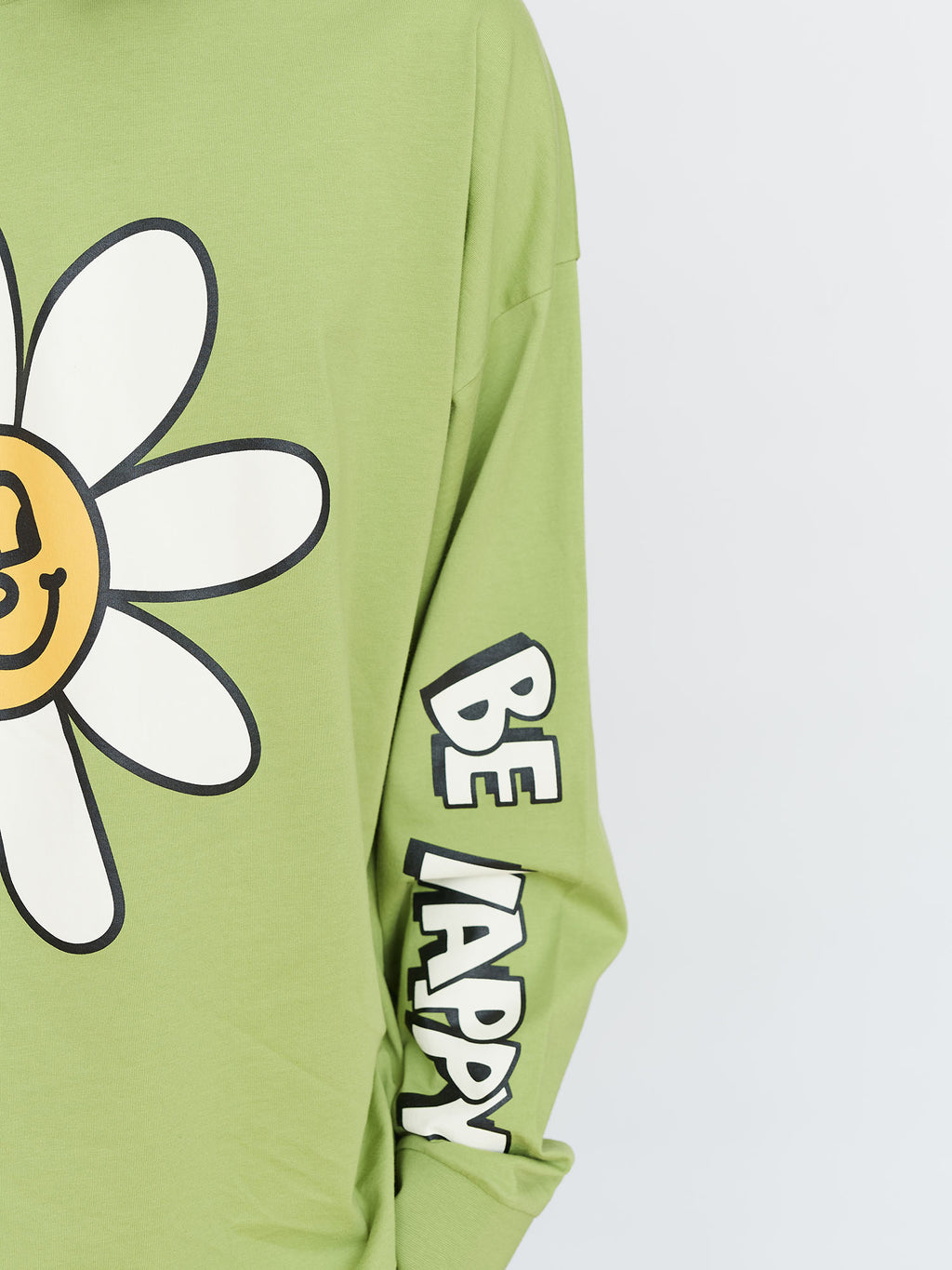 Lazy Oaf Happy Flower Long Sleeve T-Shirt