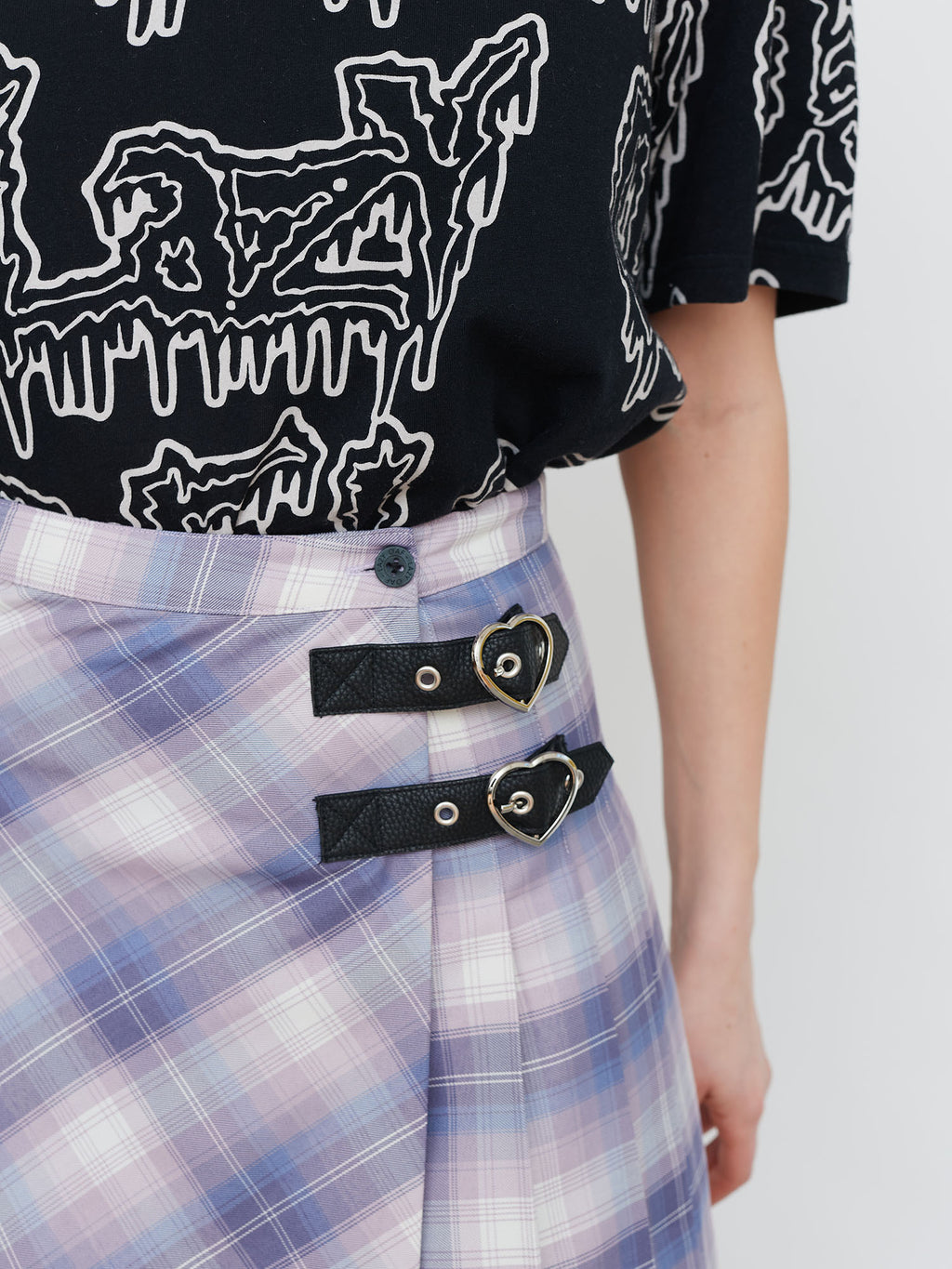 Lazy Oaf Violet Dreams Kilt Skirt