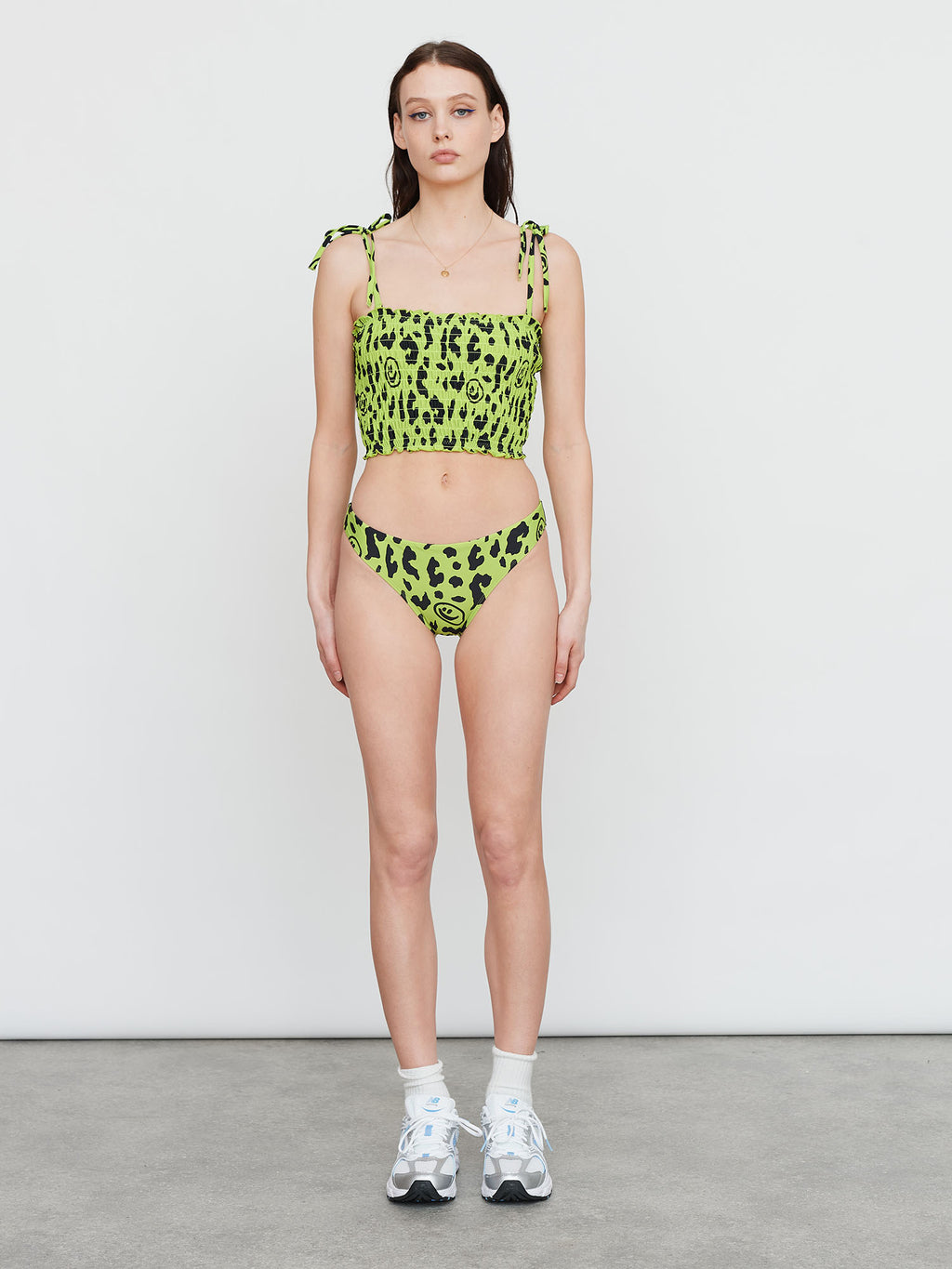 Lazy Oaf Limey Leopard Bikini Top