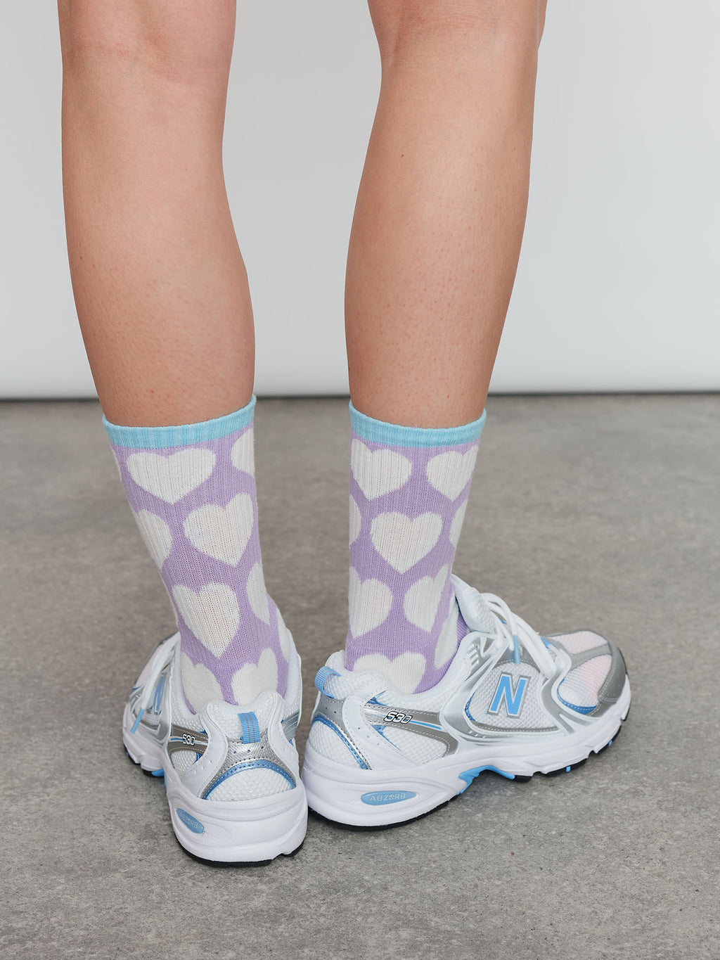 LO x Laura Callaghan Another World Heart Socks