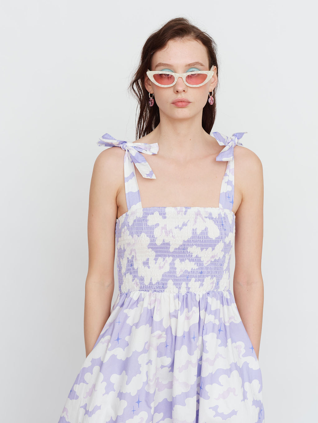 LO X Laura Callaghan Fantasy Fiction Tie Shoulder Dress